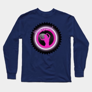 Friday Girl Neon Pink Long Sleeve T-Shirt